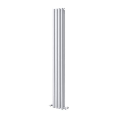 Minnesota White Double Vertical Radiator - 1800x235mm