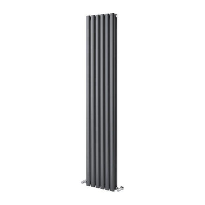 Minnesota Grey Double Vertical Radiator - 1800x350mm