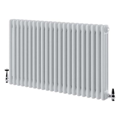 Nevada White Triple Horizontal Column Radiator - 600x1010mm