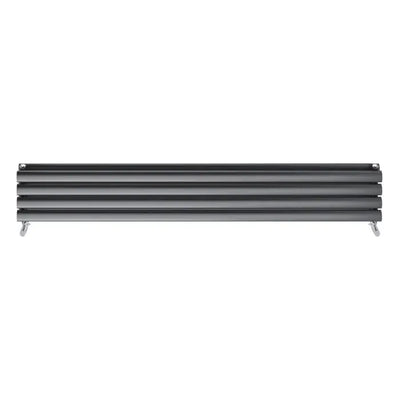 Minnesota Grey Double Horizontal Radiator - 235x1800mm