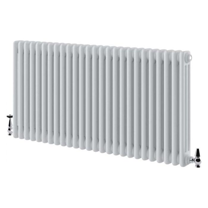 Nevada White Triple Horizontal Column Radiator - 600x1190mm