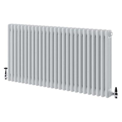 Nevada White Triple Horizontal Column Radiator - 600x1190mm