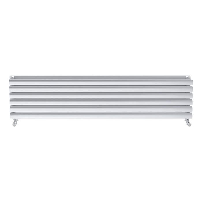 Minnesota White Double Horizontal Radiator - 350x1500mm