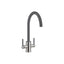 Prima+ Swan Neck Dual Lever Mixer Tap - Gunmetal BPR706