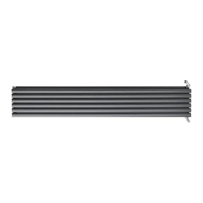 Minnesota Grey Double Horizontal Radiator - 472x1500mm