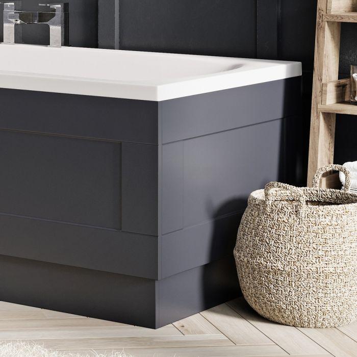 Midnight Grey Traditional End Bath Panel – 800mm