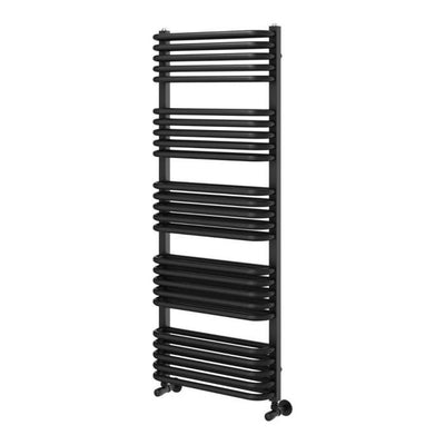 Arthur Matt Black Heated Towel Rail – 1269x500mm