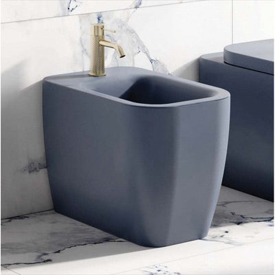 Anna Navy Back to Wall Bidet