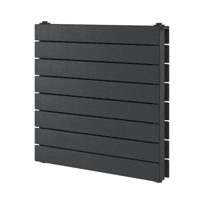 New Mexico Black Horizontal Convector Radiator - 600x600mm