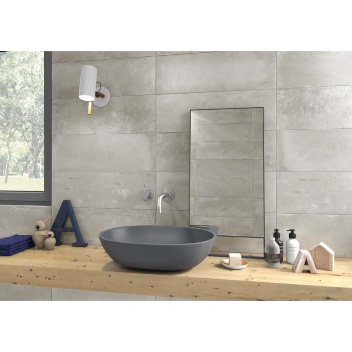 Buffalo Beton Concrete Plain Ceramic Tile 250 x 750mm