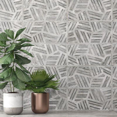 Casper Gris Décor Porcelain Tile 450x900mm