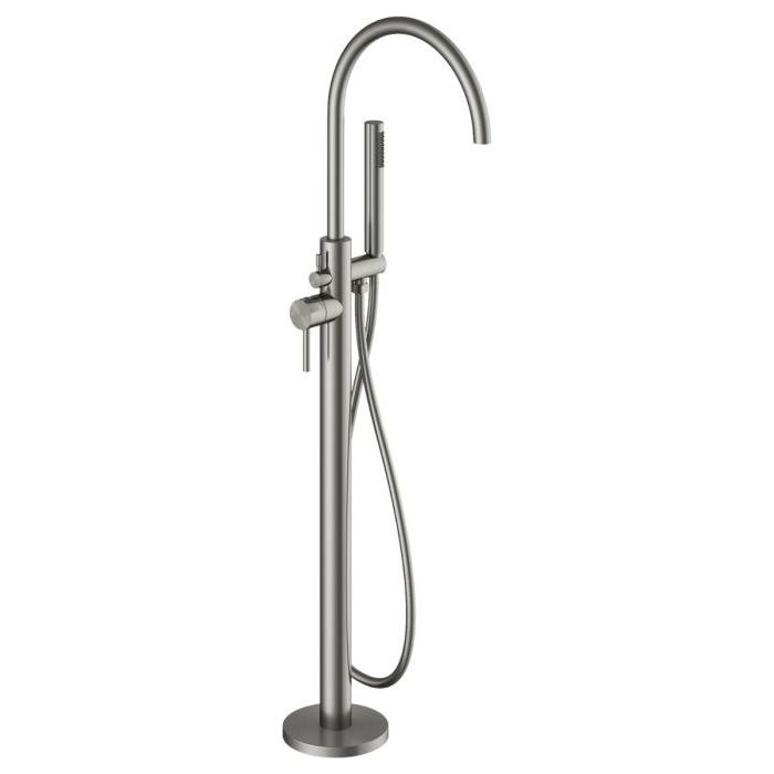 Chelsea Textured Freestanding Bath Tap - Gunmetal