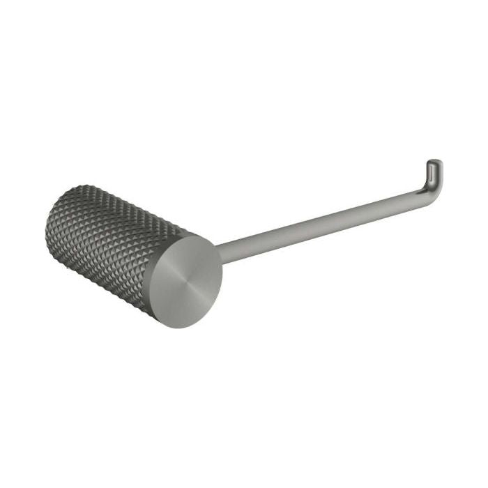 Chelsea Textured Toilet Roll Holder - Gunmetal