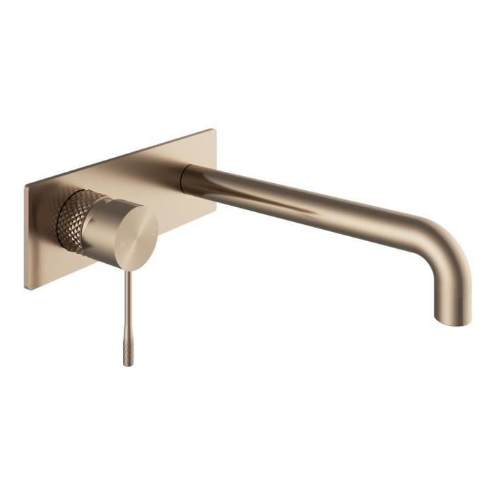 Chelsea Textured Wall Mounted Bath Tap - Satin Bronze