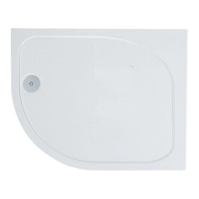 Detroit Low Profile Anti-Slip Left Hand Quadrant Shower Tray - 1000x800mm