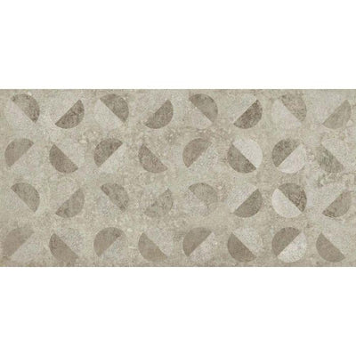 Dover Arena Decor Semi-Polished Porcelain Tile - 450x900mm