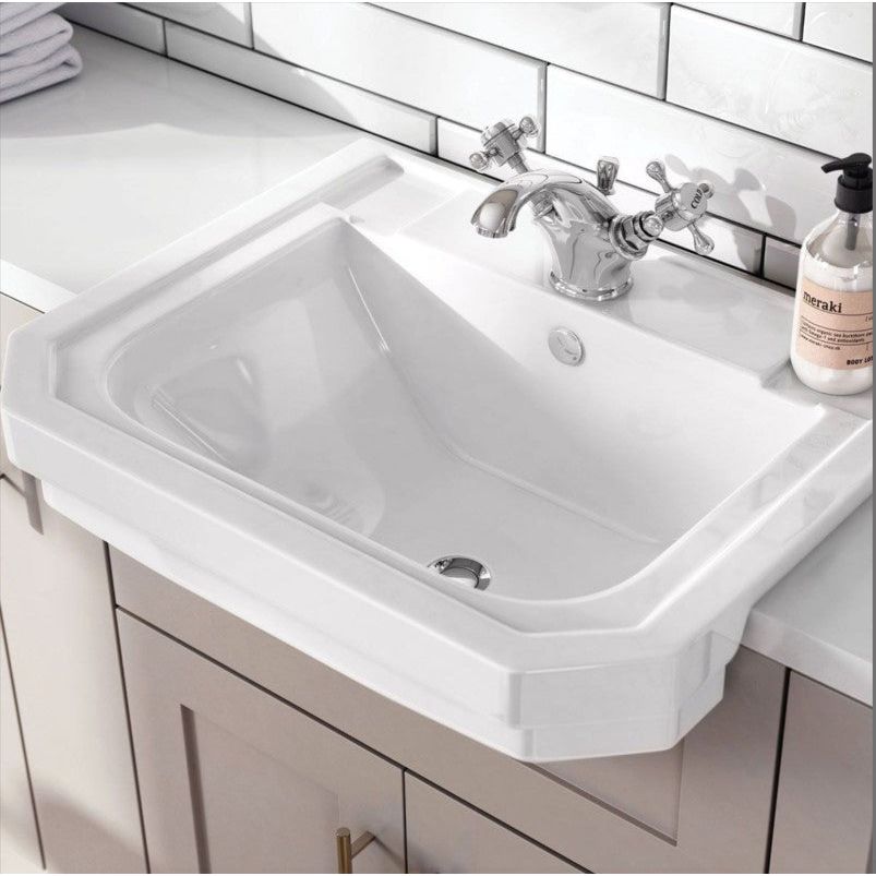 Elizabeth Traditional Semi Recessed Basin