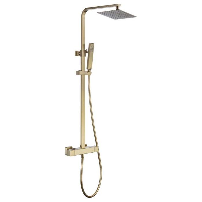 Emilia Thermostatic Shower Pack Brushed Gold