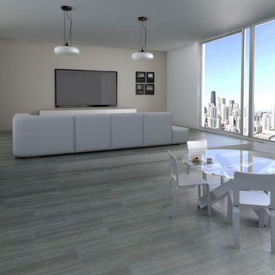 Fort Payne Carbon Polished Porcelain Tile 300 x 600mm