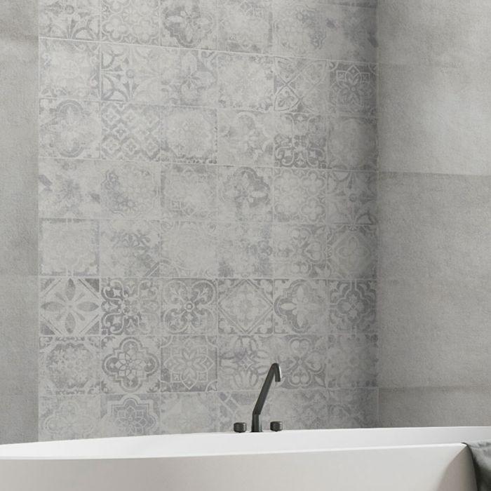 Fremont Décor Hidraulico Pattern Matt Ceramic Tile – 300x900mm