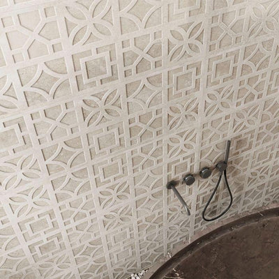 Garden Grove Avra Marfil Textured Ceramic Tile - 1200x400mm