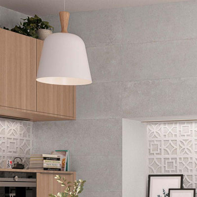 Garden Grove Blanco Matt Ceramic Tile - 900x450mm