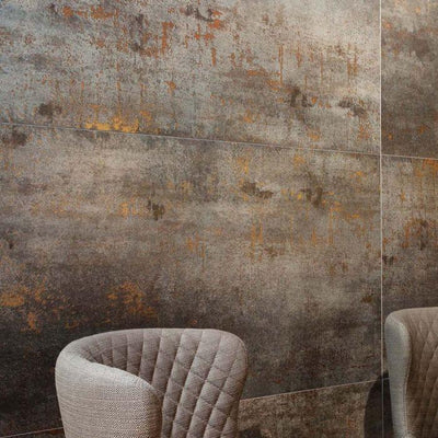 Irvine Steel Semi-Polished Metallic Porcelain Tiles – 600x1200mm