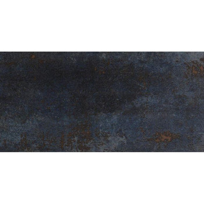 Irvine Royal Blue Semi-Polished Metallic Porcelain Tiles – 300x600mm