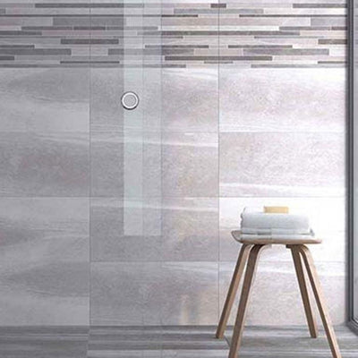 Lancaster Multi Decor Matt Porcelain Tile - 300x600mm