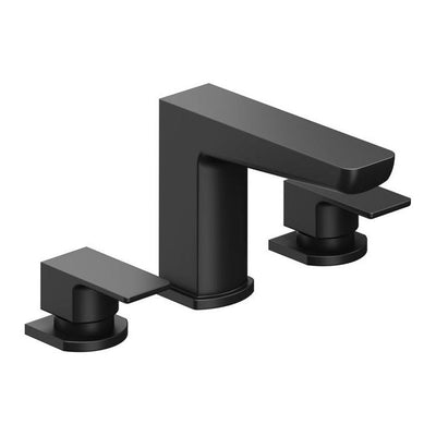 Liberty 3 Hole Deck Mounted Bath Filler Tap - Black