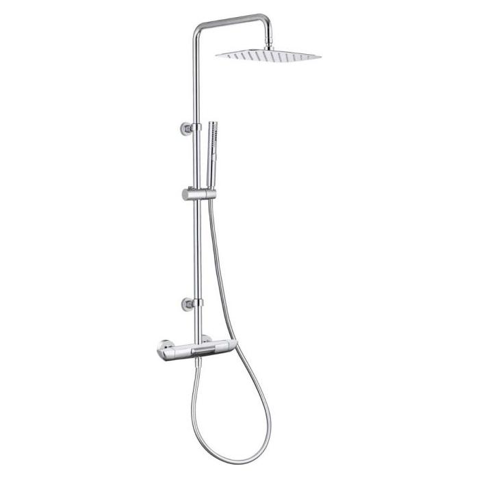 Liberty Chrome Thermostatic Shower Pack with Bath Spout