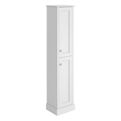 Louise Tall Bathroom Storage Unit in Matt White