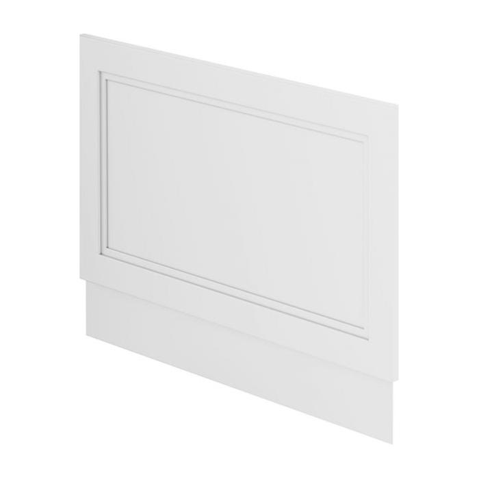 Louise Matt White End Bath Panel – 800mm