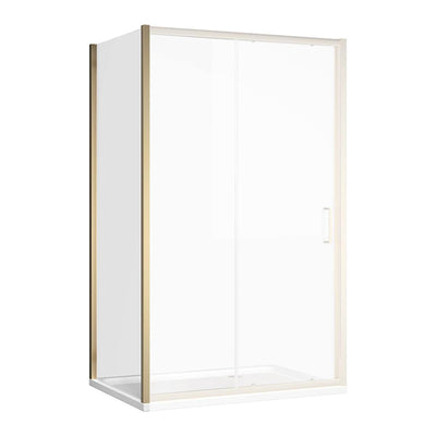 Murphy Brushed Gold Shower Side Panel - 900mm