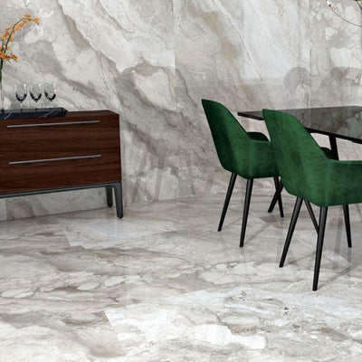 Ozark Cenere Polished Porcelain Tile - 600 x 1200mm