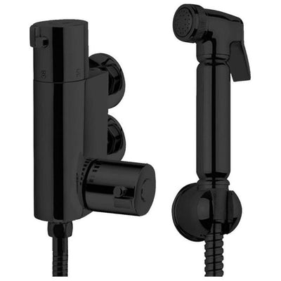 Shower Douche With Thermostatic Mixer Valve - Matt Black