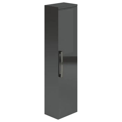 Veto Wall Mounted Tall Storage Unit in Anthracite Grey - Interiors Home Stores