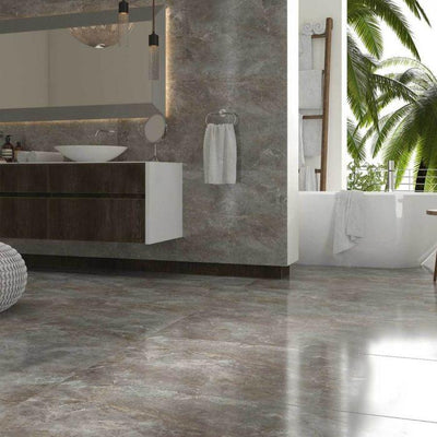 Walpi Grey Rectified Porcelain Tile 600x1200mm