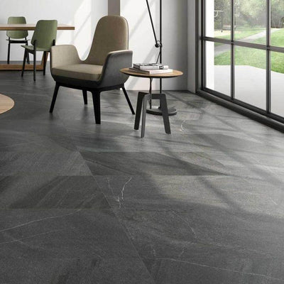 Window Rock Mica Stone Effect Indoor Porcelain Tile – 600x600mm